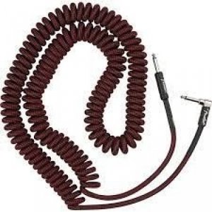 Fender Pro Coil Cable 30' Red Tweed