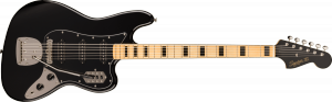 Squier Classic Vibe Bass VI Maple Fingerboard Black Pickguard Matching Headstock Black