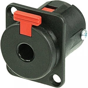 Neutrik NJ3FP6C-B złącze gniazdo jack tablicowe czarne