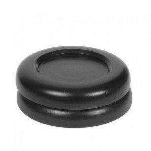 Podstawek pod fortepian czarny drewniany 11 cm