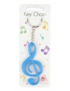 Agifty K1003 KeyChain Blue brelok klucz wiolinowy niebieski
