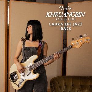 Fender Limited Edition Laura Lee Jazz Bass Rosewood Fingerboard Vintage White