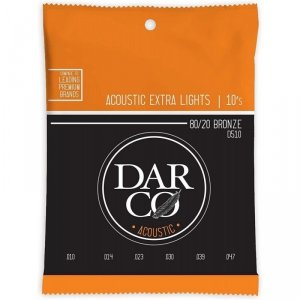 Darco D510 Struny do gitary akustycznej Extra Light 80/20 10-47