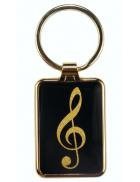 Agifty K1062 KeyChain Klucz wiolinowy brelok metalowy złoty
