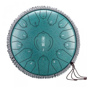 Hluru-Huashu TWL15-14 Malachite Tongue Drum 15 notes 14