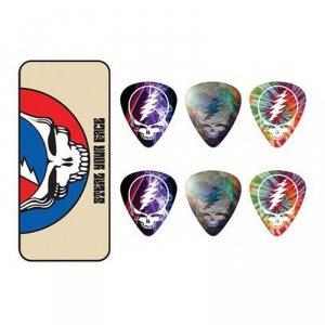 Dunlop GDPT04M GRATEFUL DEAD Steel Face puszka 6 kostek