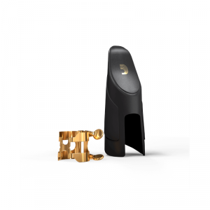 D'Addario Rico H-Ligature & Cap Baritone Saxophone Gold ligatura saksofonu barytonowego kapturek złoty