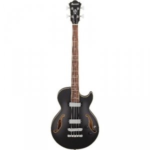 Ibanez AGB200-BKF Black Flat gitara basowa hollow-body