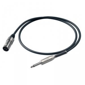 Proel Stage Equipment BULK220LU5 mono Jack M - 3P XLR M 5 m