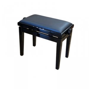 Piano Fiks SK-10 A40 S241 Ława do pianina czarny połysk czarny skaj
