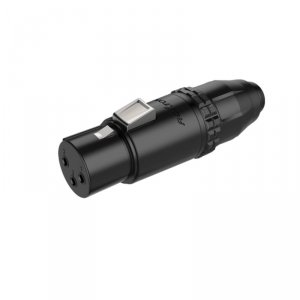 Roxtone RX3FWP-BG wtyk XLR żeński wodoodporny czarny