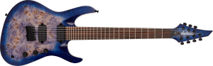 Jackson Pro Series Signature Chris Broderick Soloist HT7P Laurel Fingerboard Transparent Blue