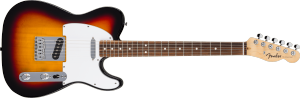 Fender Standard Telecaster Laurel Fingerboard White Pickguard 3-Color Sunburst