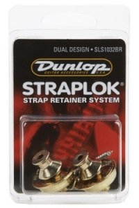 Dunlop SLS1032 BR Brass zaczepy paska