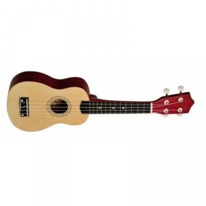 Ever Play UK-21 Natural Satin ukulele sopran mat