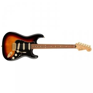 Fender Deluxe Edition Player Stratocaster Pao Ferro 3-Tone Sunburst Gold Hardware SRV