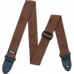 Dunlop D07-01BR pasek gitarowy poliester brązowy