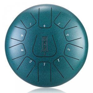 Hluru-Wangyou THF11-8 Malachite Tongue Drum 11 notes 8