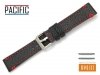 PACIFIC 22 mm pasek skórzany W112 czarny W112-1RE-22