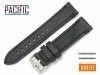 PACIFIC 22 mm pasek skórzany W112 czarny W112-1BL-22