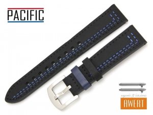 PACIFIC 20 mm pasek skórzany W73 czarny