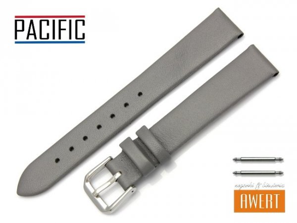 PACIFIC 16 mm pasek skórzany W86 szary
