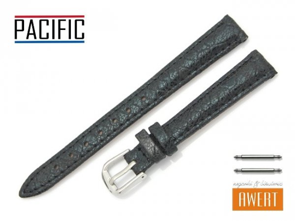 PACIFIC 12 mm pasek skórzany W123 czarny