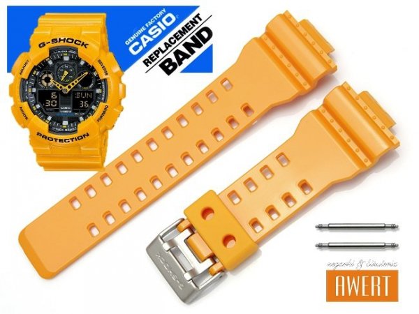 CASIO GA-100A-9A oryginalny pasek do zegarka 10366711 10347701