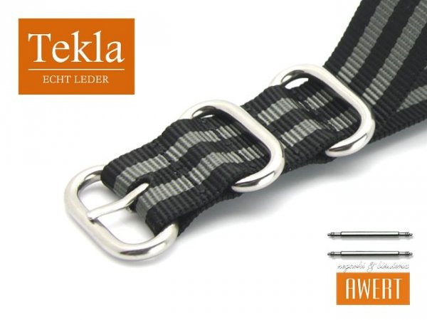 TEKLA 24 mm NATO HEAVY TN11 pasek nylon TN11-04-24