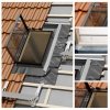 Dachluken OKPOL VERSA WVD+ 80X80 Ausstiegsfenster jetzt mit neuen Eindeckrahmen, für ungeheizte Räume