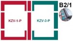 Kombi-Eindeckrahmensystem Fakro KZV B2/1 für profilierte Eindeckmaterialien