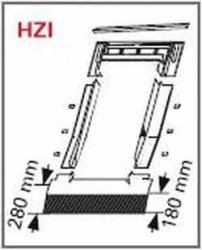 Eindeckrahmen Roto Roto EDH Rx200 (EDR HZI+WD) für hochprofilierte mit WD für profilierte Eindeckmaterialien bis 90 mm Höhe