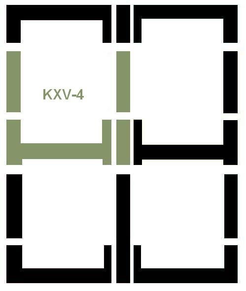 Eindeckrahmen Fakro KXV-4 Modul für die Kombination übereinander www.house-4u.eu 