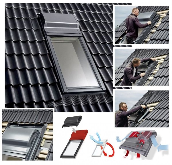 Fensterlüfter VELUX ZOV Smart Ventilation für Schwingfenster GGU/GGL