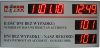 Tablica informacyjna przemysłowa LED wyświetlacz parametrów produkcji i BHP Modbus