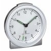 TFA 60.1517.01 budzik biurkowy zegarek wskazówkowy sterowany radiowo płynąca wskazówka.