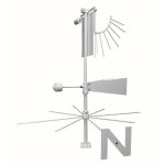 Wiatromierz Wilda oryginalny, mechaniczny pomiar prędkości i kierunku wiatru