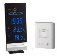 TFA 35.1093 LUMAX stacja pogody bezprzewodowa budzik nocny LED 