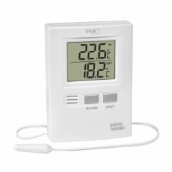Termometr elektroniczny TFA 30.1012 – wewnętrzny z sondą przewodową, MIN/MAX