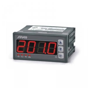 APAR AR201 rejestrator uniwersalny temperatury i sygnałów analogowych wyświetlacz 20 mm tablicowy 96x48 mm