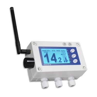 Navis W410XW wiatromierz sygnalizacyjny bezprzewodowy wyjście przekaźnikowe moduł on-line WiFi alarm dźwiękowy i wizualny