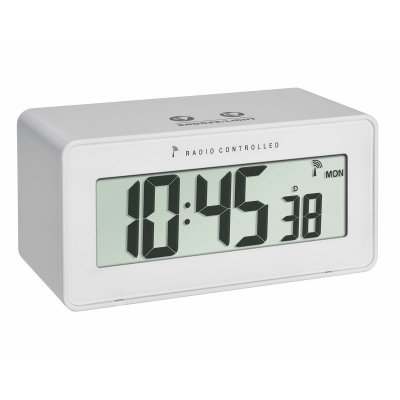 TFA 60.2544.02 budzik elektroniczny sterowany radiowo z termohigrometrem