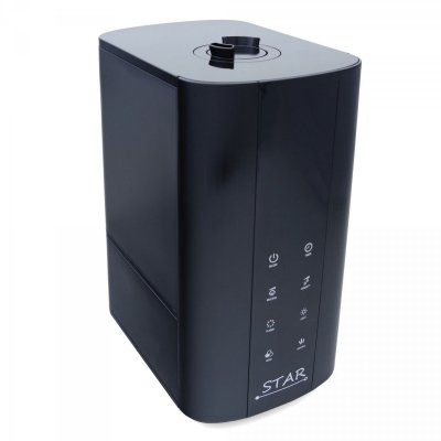 Airbi STAR nawilżacz powietrza ultradźwiękowy, plazma, aromadyfuzer, czarny 45m2 - OUTLET