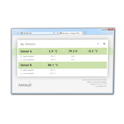 Papouch PAPAGO Meteo WIFI moduł pomiarowy internetowy wieloparametrowy  Modbus TCP