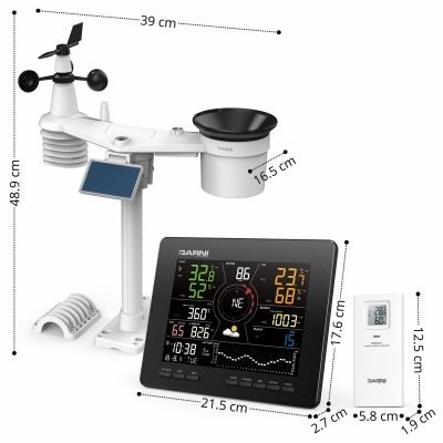 Garni 2060 ARCUS stacja pogody bezprzewodowa 7 w 1 internetowa WiFi prognoza 24h/7 dni