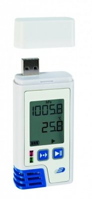TFA 31.1058.02 LOG210 rejestrator temperatury i wilgotności  data logger termohigrometr USB do transportu HACCP czujnik ruchu