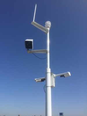 HongYuv RSS11E czujnik drogowy stanu nawierzchni jezdni bezkontaktowy Modbus RTU