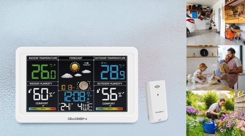 GoGEN ME 3350 – stacja meteorologiczna z czujnikiem zewnętrznym
