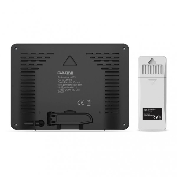 Garni 530 stacja pogody domowa bezprzewodowa z czujnikiem zewnętrznym, DCF