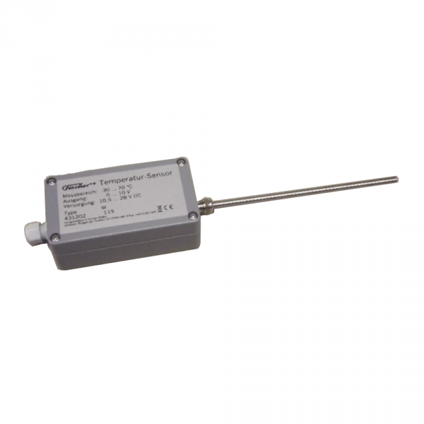 Fischer 43120 miernik ciśnienia atmosferycznego barometr automatyczny wyświetlacz LED wyjście analogowe